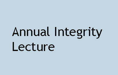 Public Lecture “Integrity in Politics: A Media Perspective” Michelle Grattan